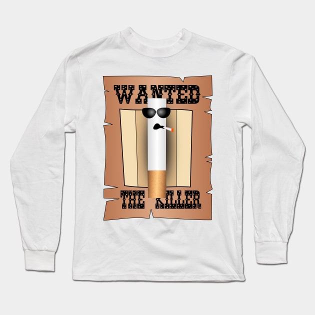 Wanted - The Killer Long Sleeve T-Shirt by Simple_Design4U